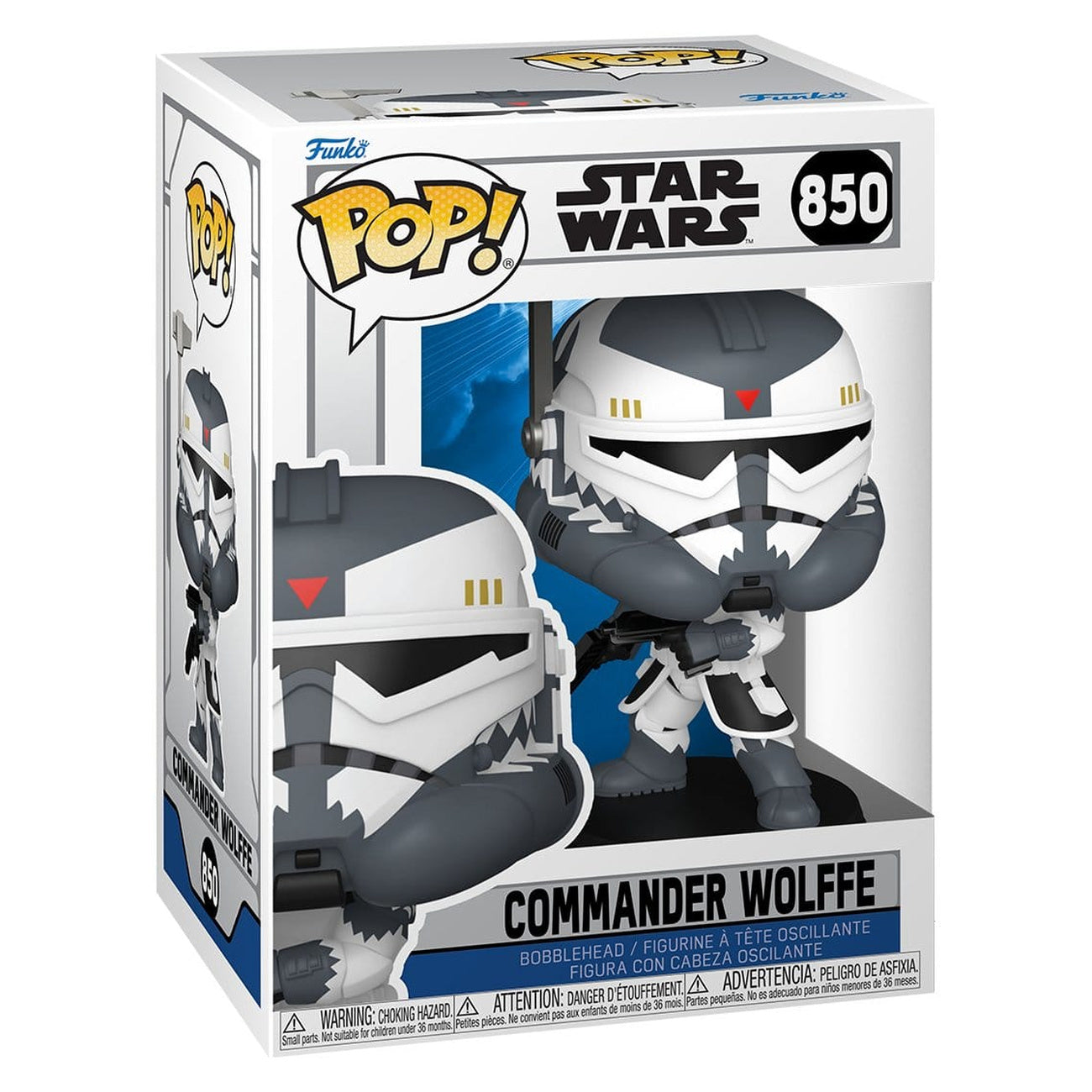 Imagen del producto Figura de Vinilo POP! Star Wars Animation Comm Wolffe 9 cm
