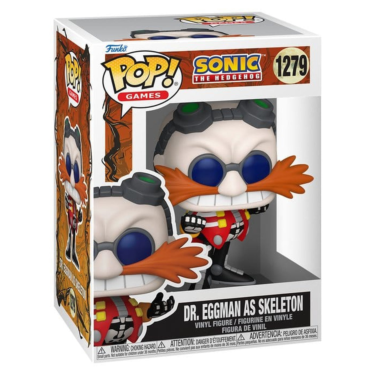 Imagen del producto Sonic the Hedgehog POP! Games Figura de Vinilo Skeleton Robotnik
