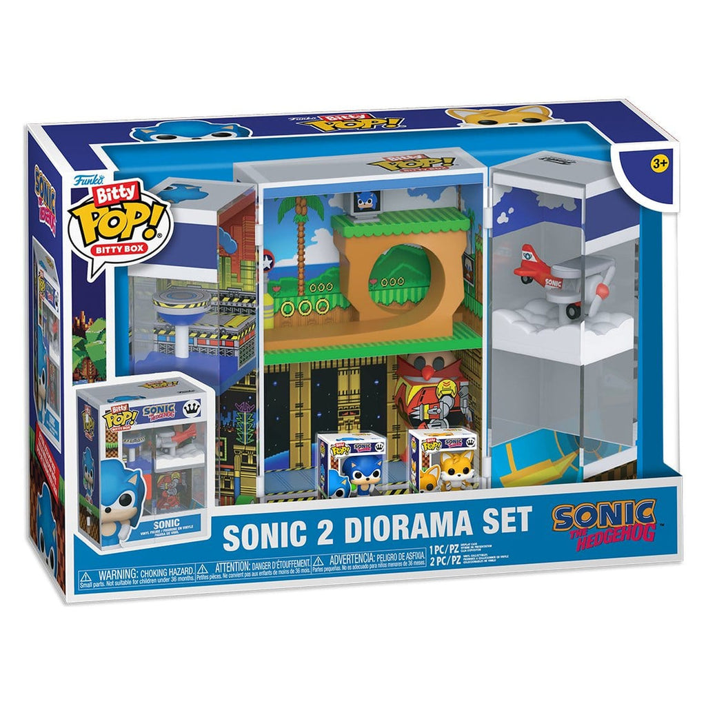 Imagen del producto Sonic 2 Bitty POP! Boxes Figura de vinilo Set diorama