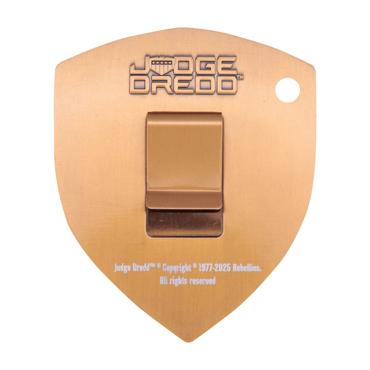 Imagen del producto Réplica de la placa de Judge Dredd 2000 AD – Edición limitada