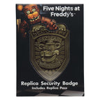 Imagen del producto Réplica de placa de seguridad Five Nights at Freddy's Antique Brass