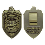 Imagen del producto Réplica de placa de seguridad Five Nights at Freddy's Antique Brass
