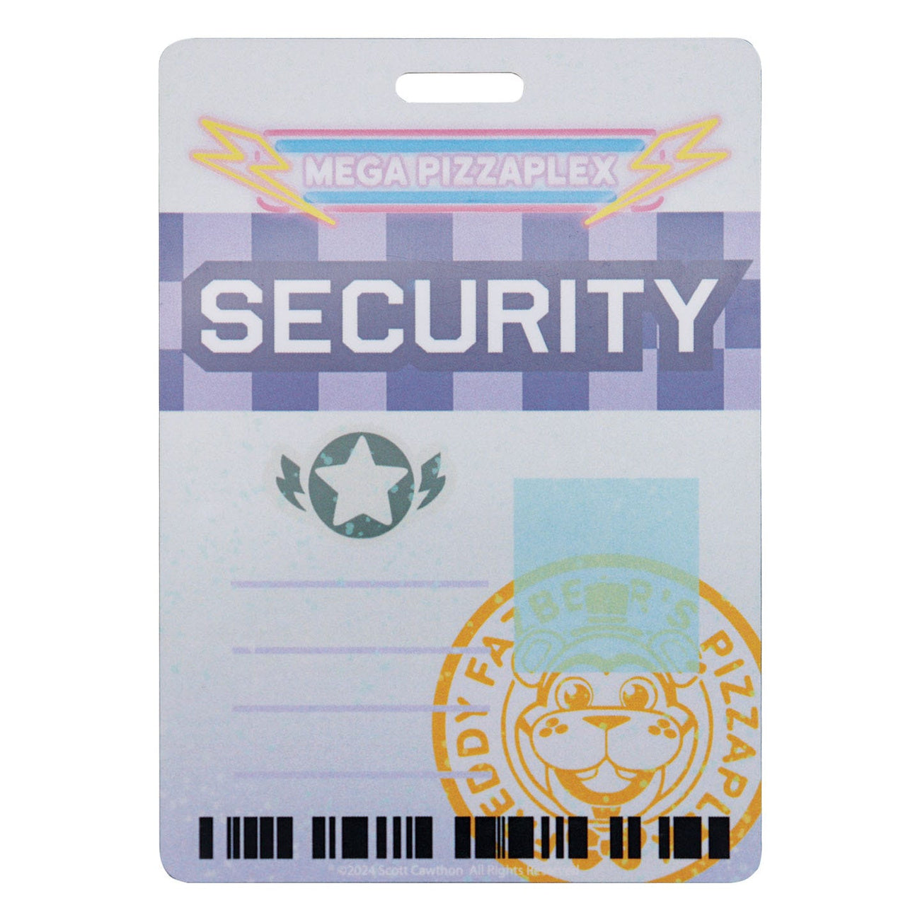 Imagen del producto Réplica de placa de seguridad Five Nights at Freddy's Antique Brass