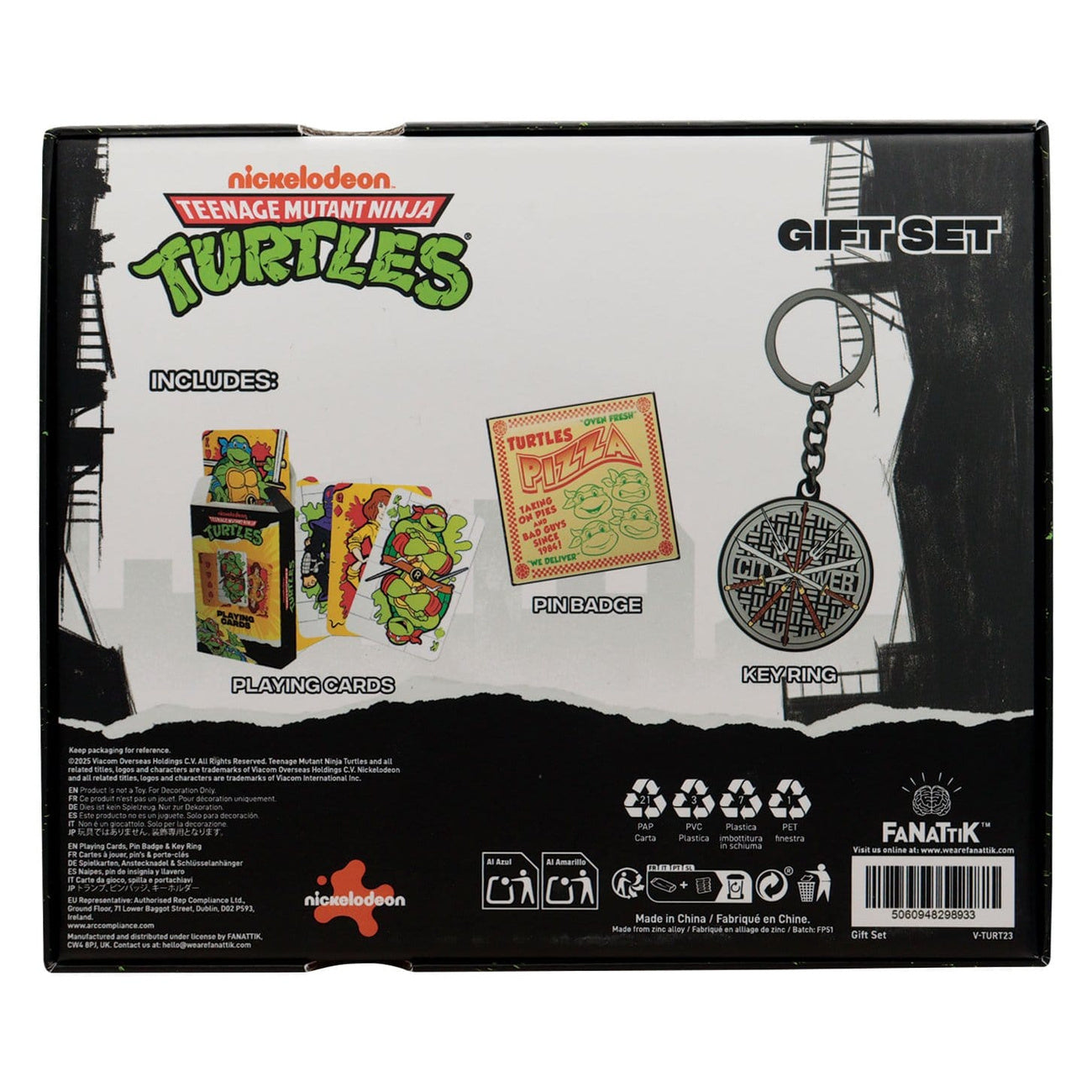 Imagen del producto Caja regalo Cowabunga de Teenage Mutant Ninja Turtles