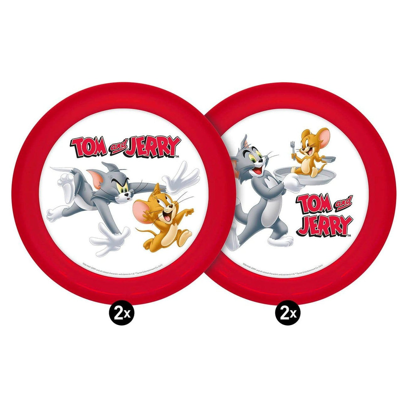 Imagen del producto Tom & Jerry - Set de 4 platos de 21 cm
