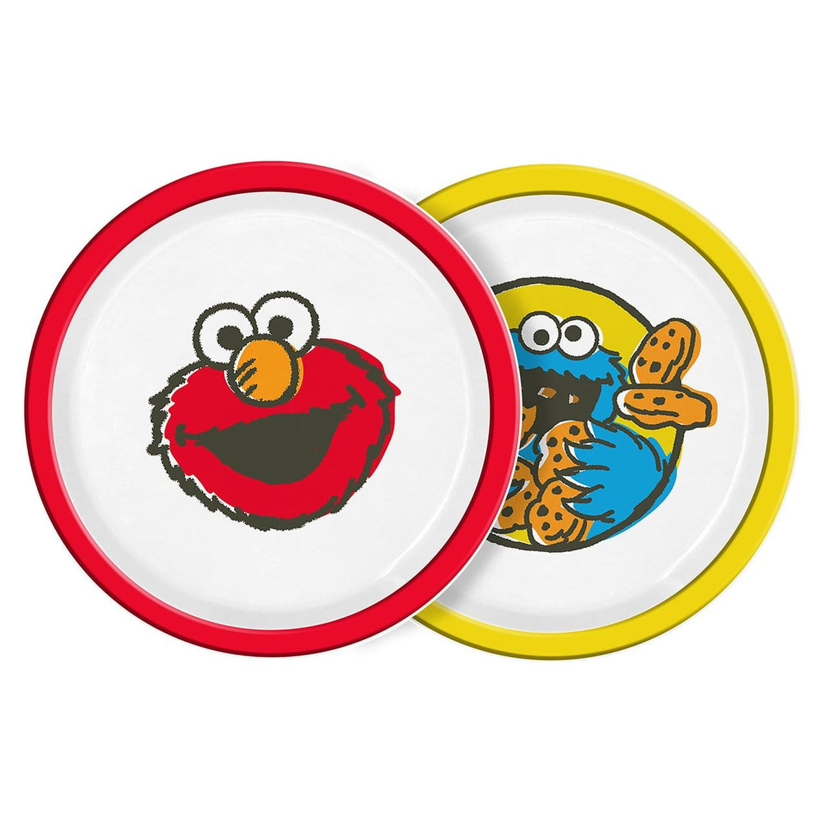 Imagen del producto Platos Barrio Sésamo Vintage Kids pack de 2 22 cm