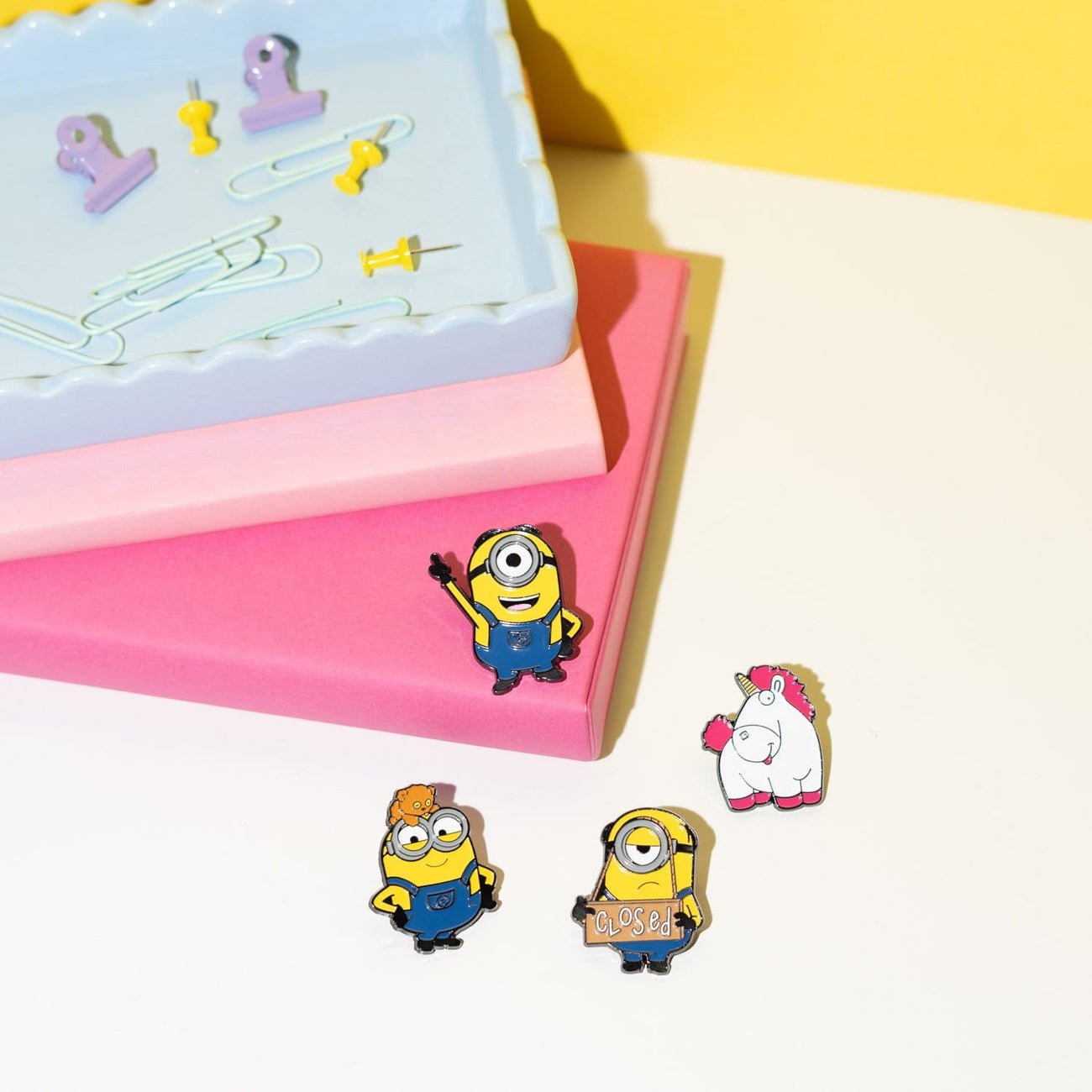 Imagen del producto Set de 4 pins de Minions