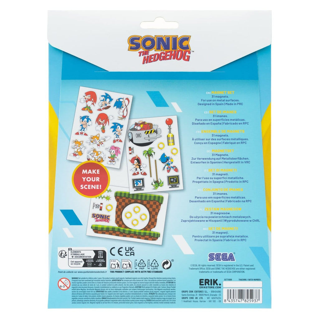 Imagen del producto Set de imanes troquelados Sonic
