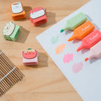 Imagen del producto Pusheen - Set de 4 subrayadores Sushi Roll con toppers