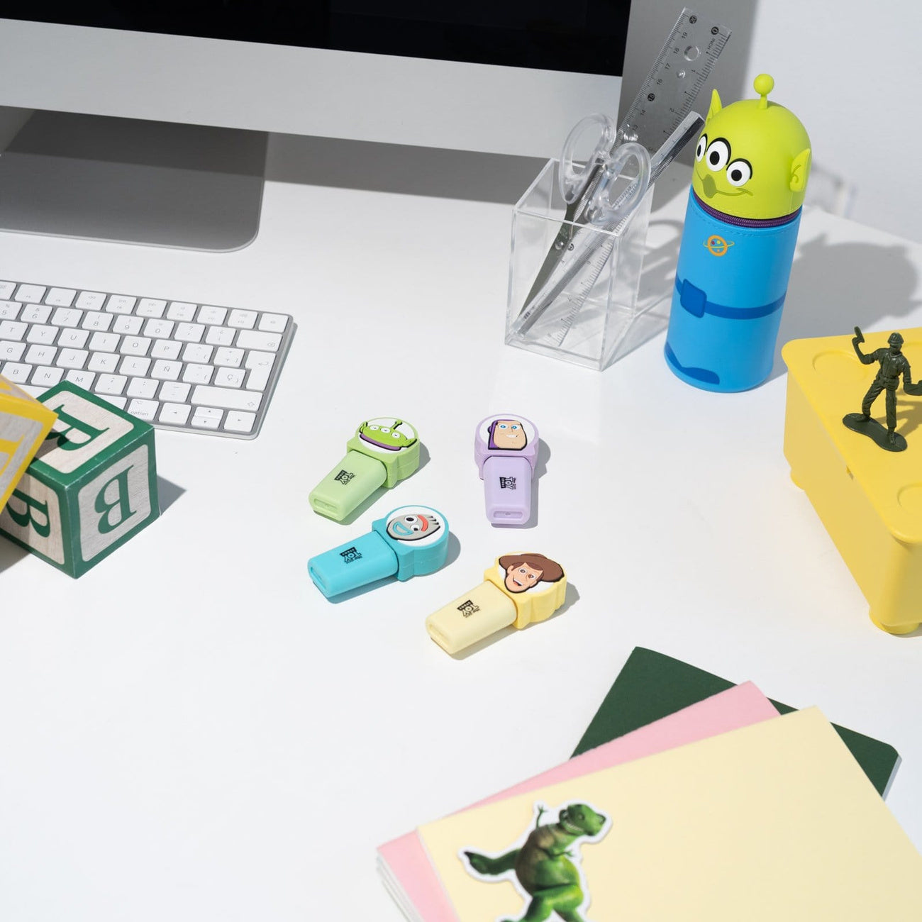 Imagen del producto Toy Story - Set de 4 subrayadores con toppers