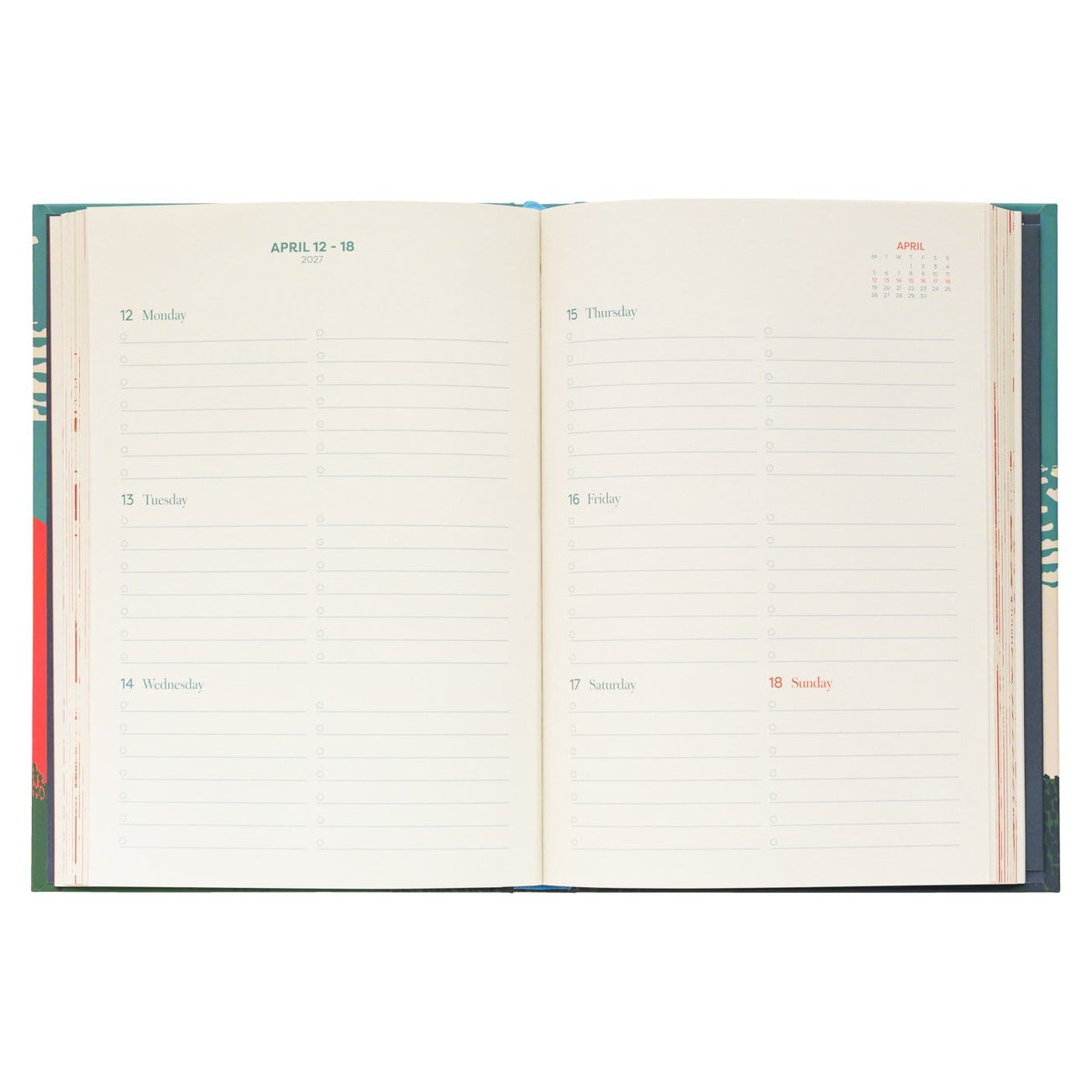 Imagen del producto Agenda académica Hokusai 2026/27 A5 *Versión en inglés*