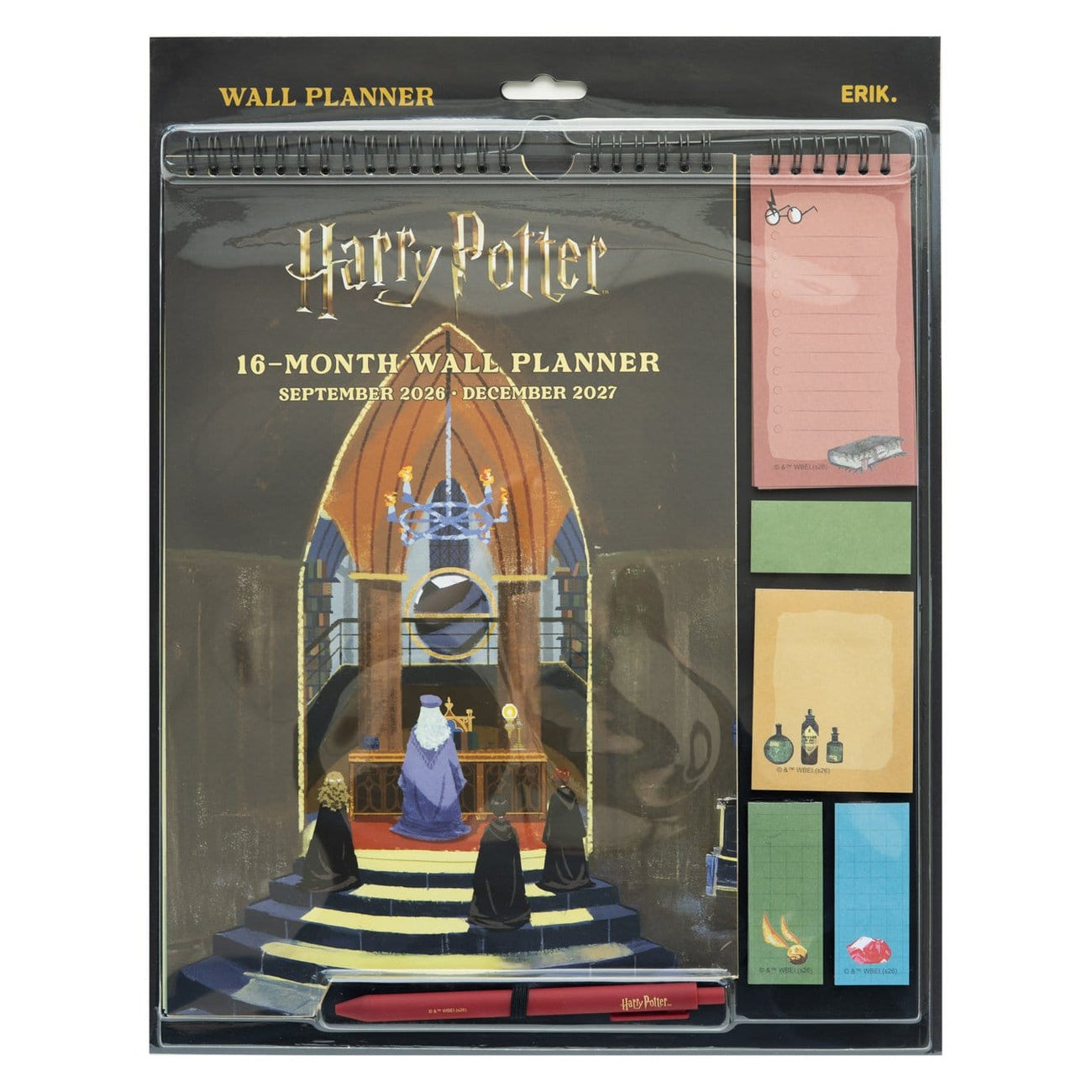 Imagen del producto Harry Potter Planificador de pared 2026/27 30 x 34 cm