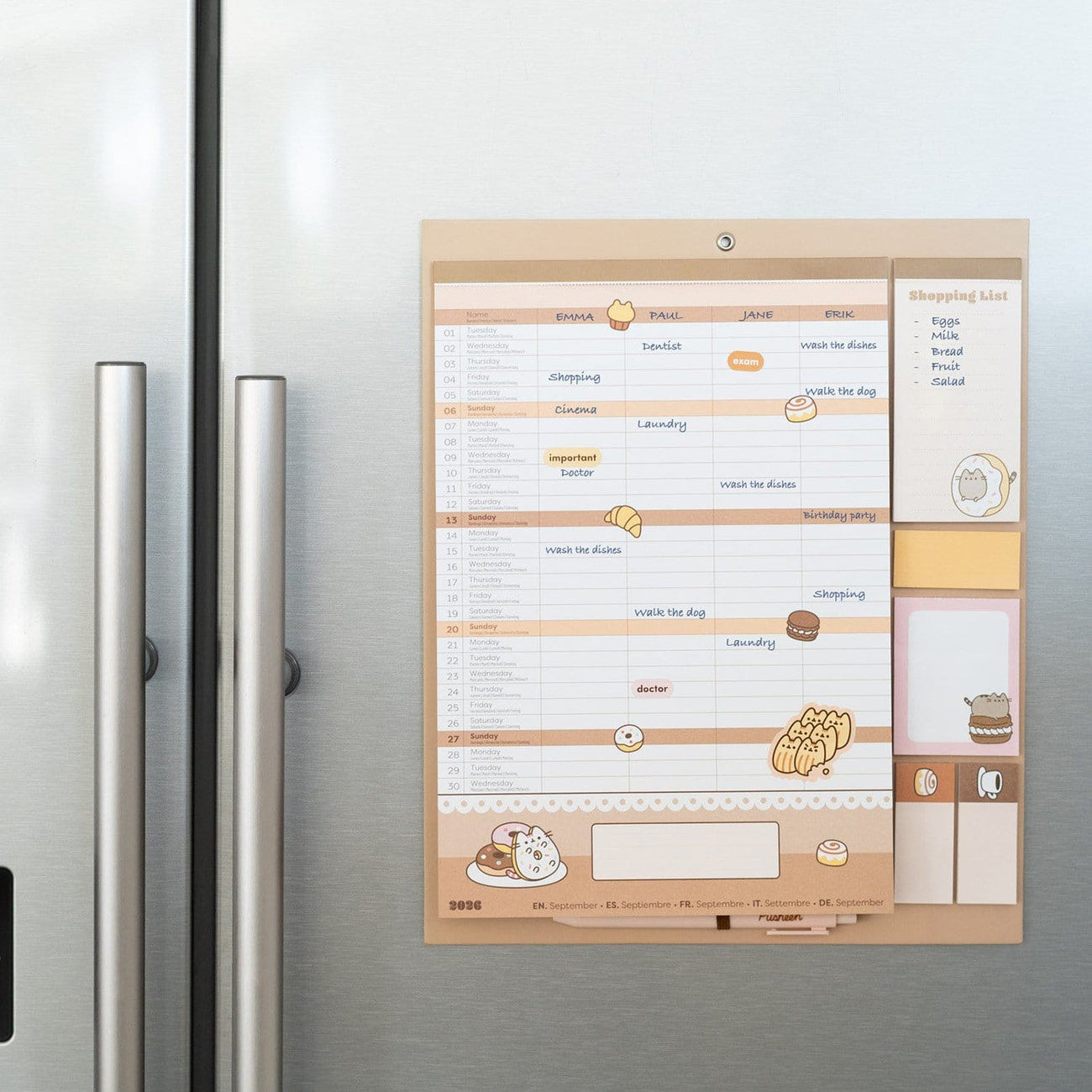 Product image Pusheen Magnetic Planner 2026/27 30 x 35 cm