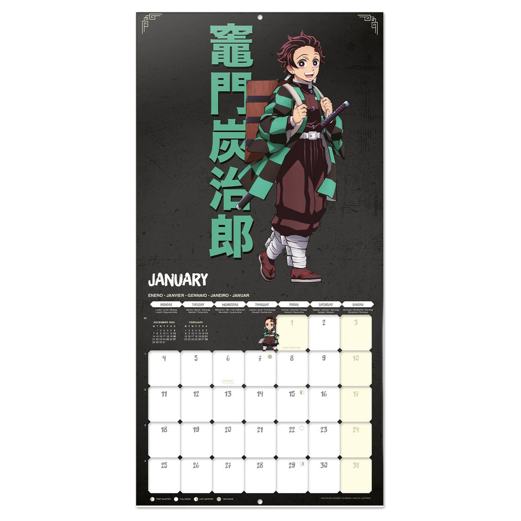 Imagen del producto Calendario de pared Demon Slayer 2027 30 x 30 cm