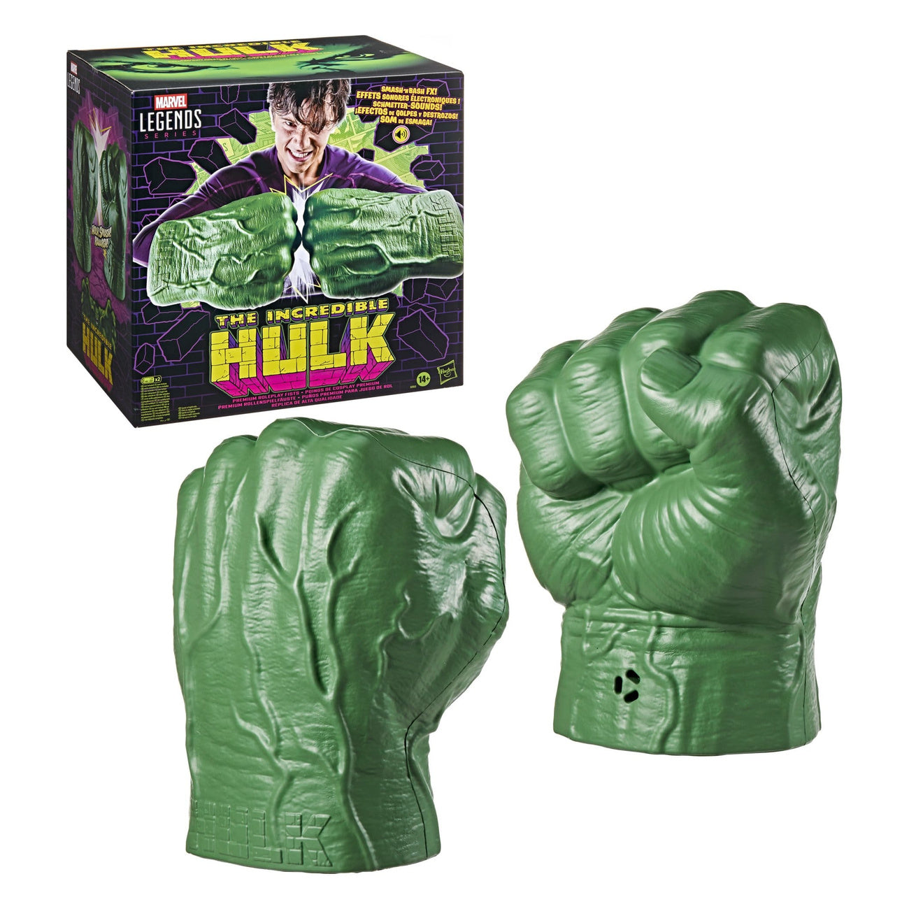 Imagen del producto The Incredible Hulk Marvel Legends Puños Premium de Roleplay