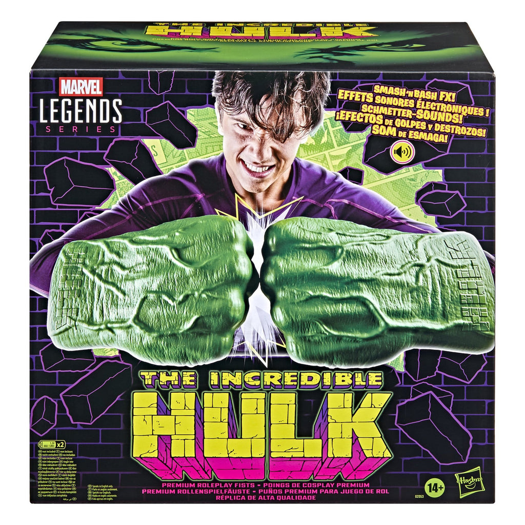 Imagen del producto The Incredible Hulk Marvel Legends Puños Premium de Roleplay