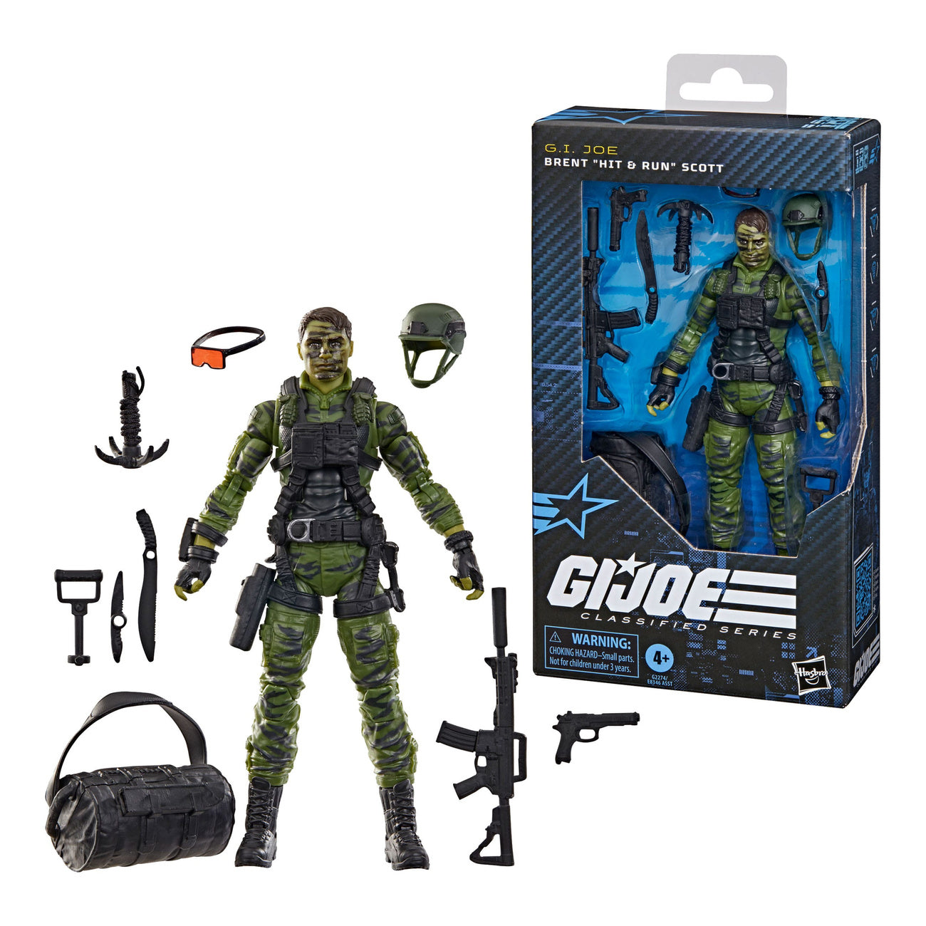 Imagen del producto Figura de acción G.I. Joe Classified Series Brent "Hit & Run"
