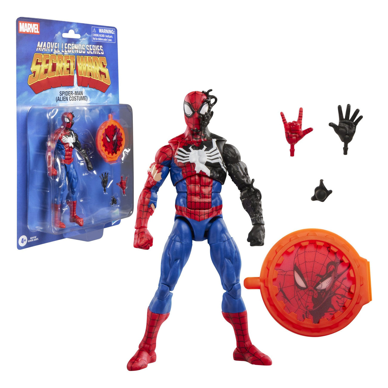 Imagen del producto Figura de acción Marvel Legends Secret Wars Spider-Man (Alien