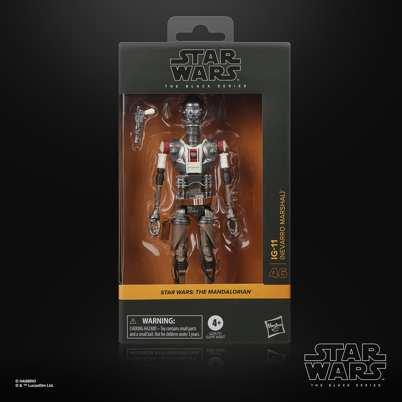 Imagen del producto Star Wars: The Mandalorian Figura de acción Black Series IG-11