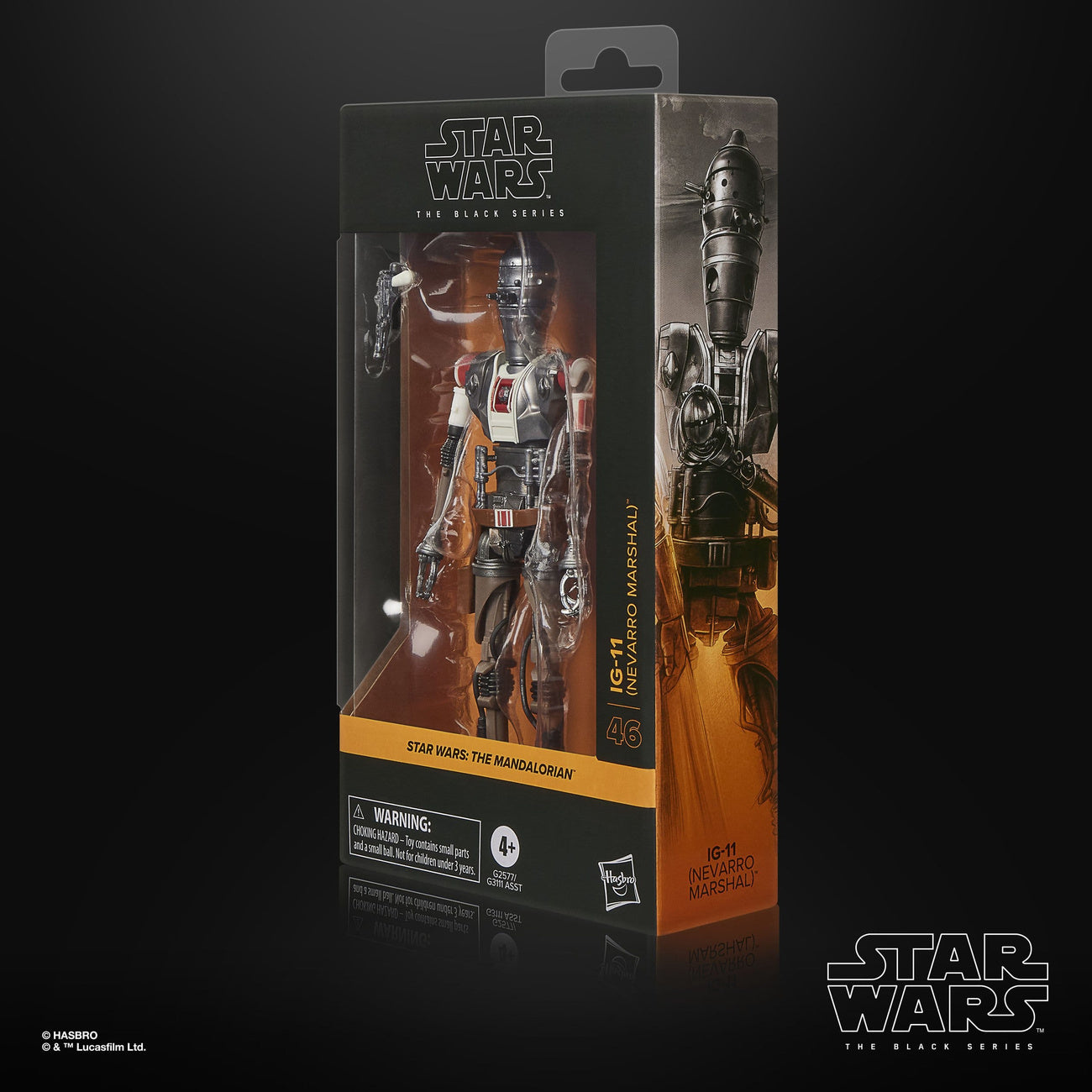 Imagen del producto Star Wars: The Mandalorian Figura de acción Black Series IG-11