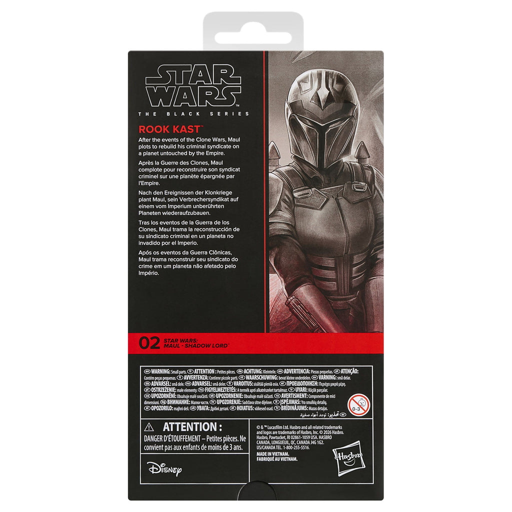 Imagen del producto Figura de acción Rook Black Series Star Wars: Maul - Shadow Lord