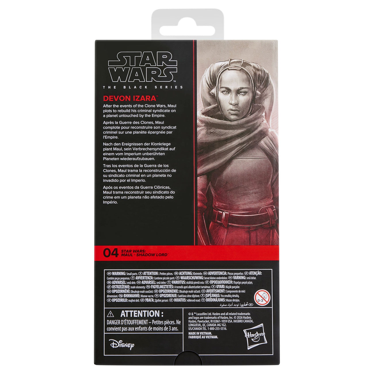 Imagen del producto Star Wars: Maul - Shadow Lord figura de acción Black Series