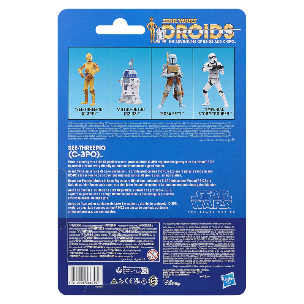 Imagen del producto Figura de acción C-3PO Black Series Star Wars: Droids