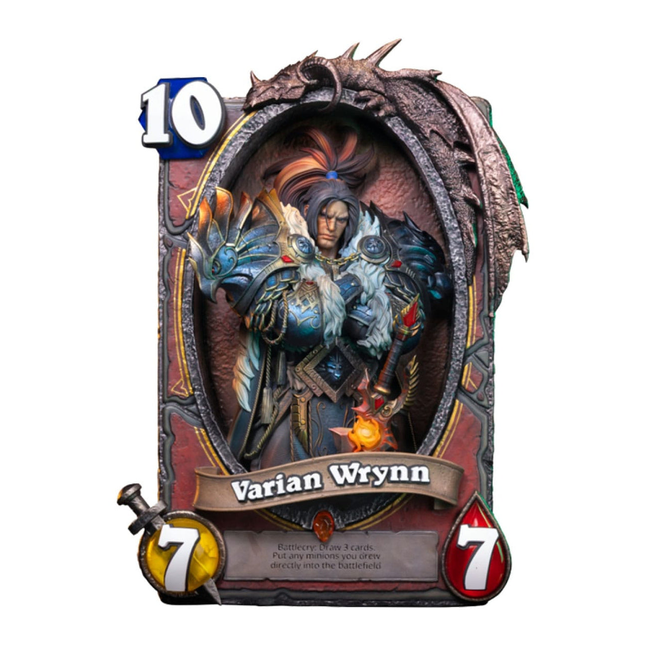 Imagen del producto Estatua 3D Art Frame Hearthstone Varian Wrynn 31 cm