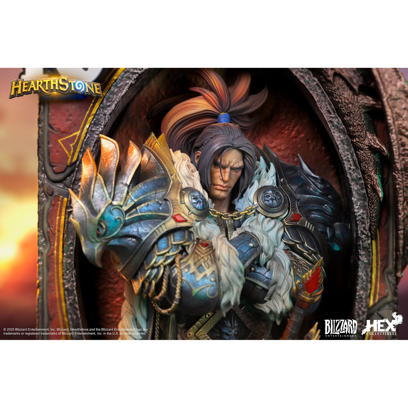 Imagen del producto Estatua 3D Art Frame Hearthstone Varian Wrynn 31 cm