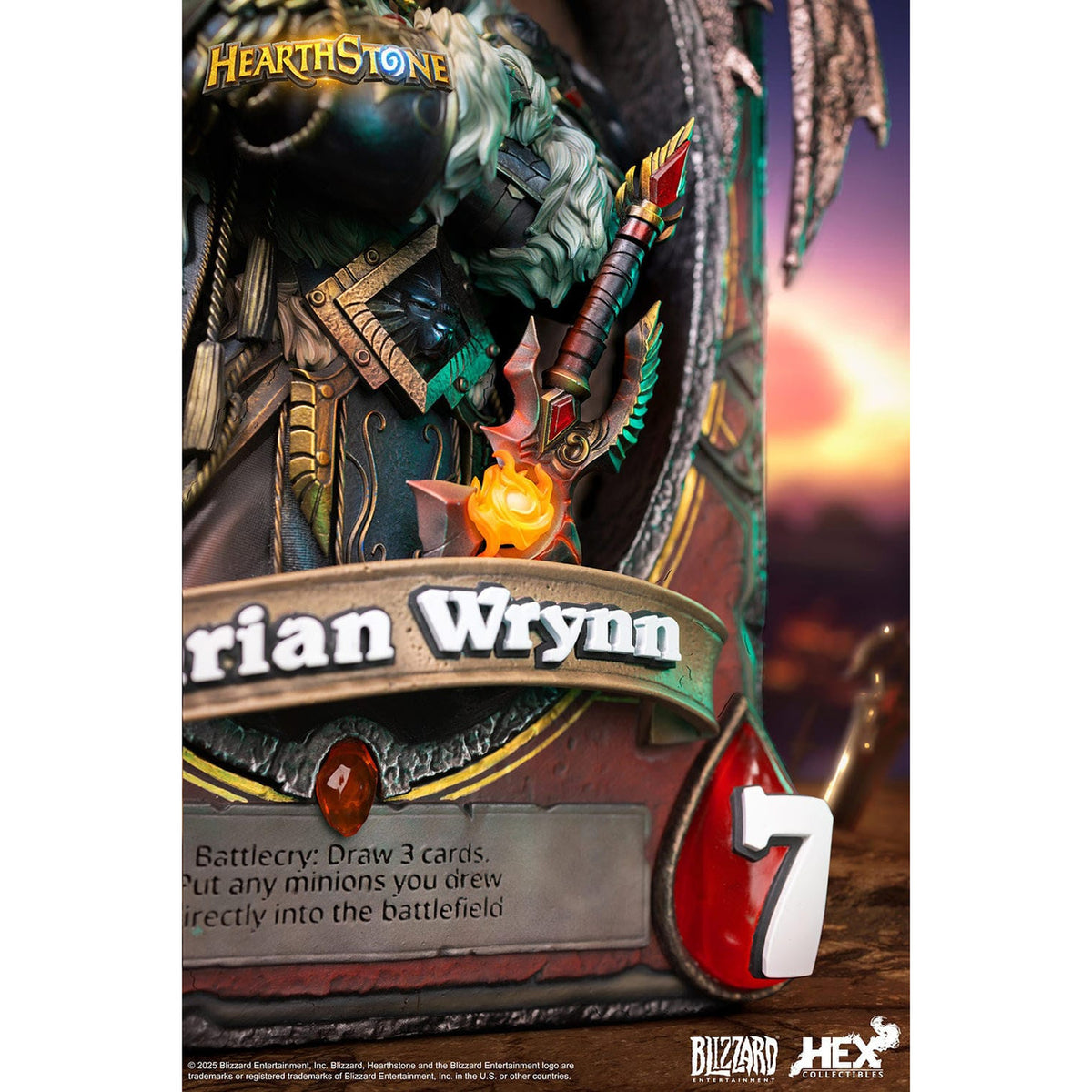 Imagen del producto Estatua 3D Art Frame Hearthstone Varian Wrynn 31 cm