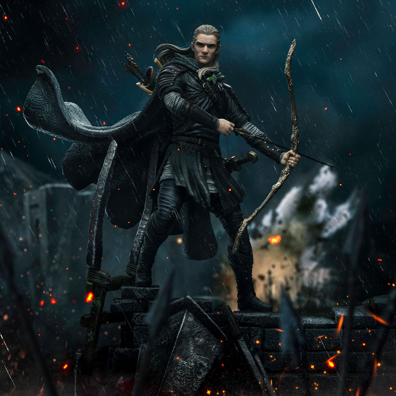 Imagen del producto El Señor de los Anillos Estatua Art Scale 1/10 Legolas Unleashed