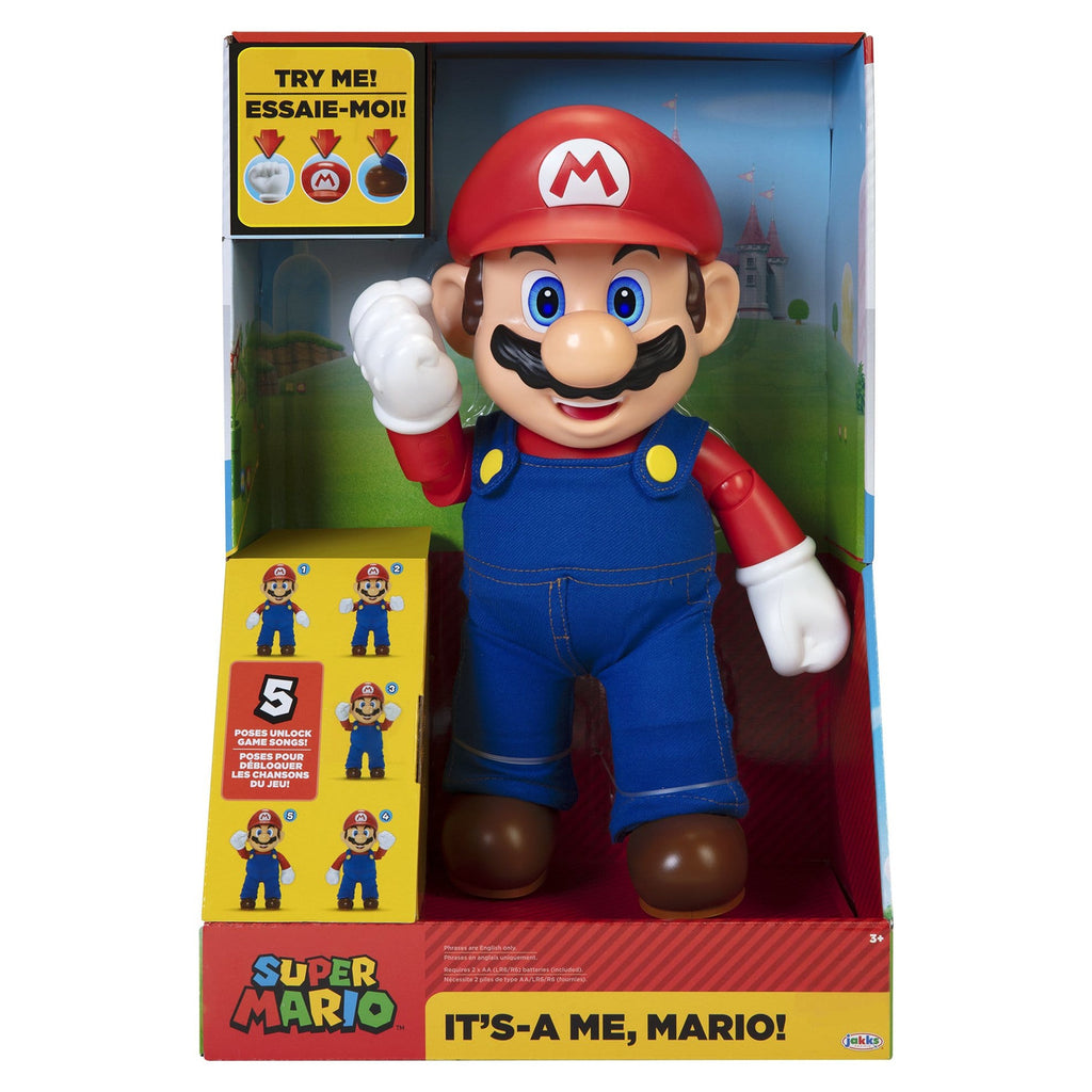 Imagen del producto Figura de Acción Parlante Super Mario It's-A Me! Mario 36 cm