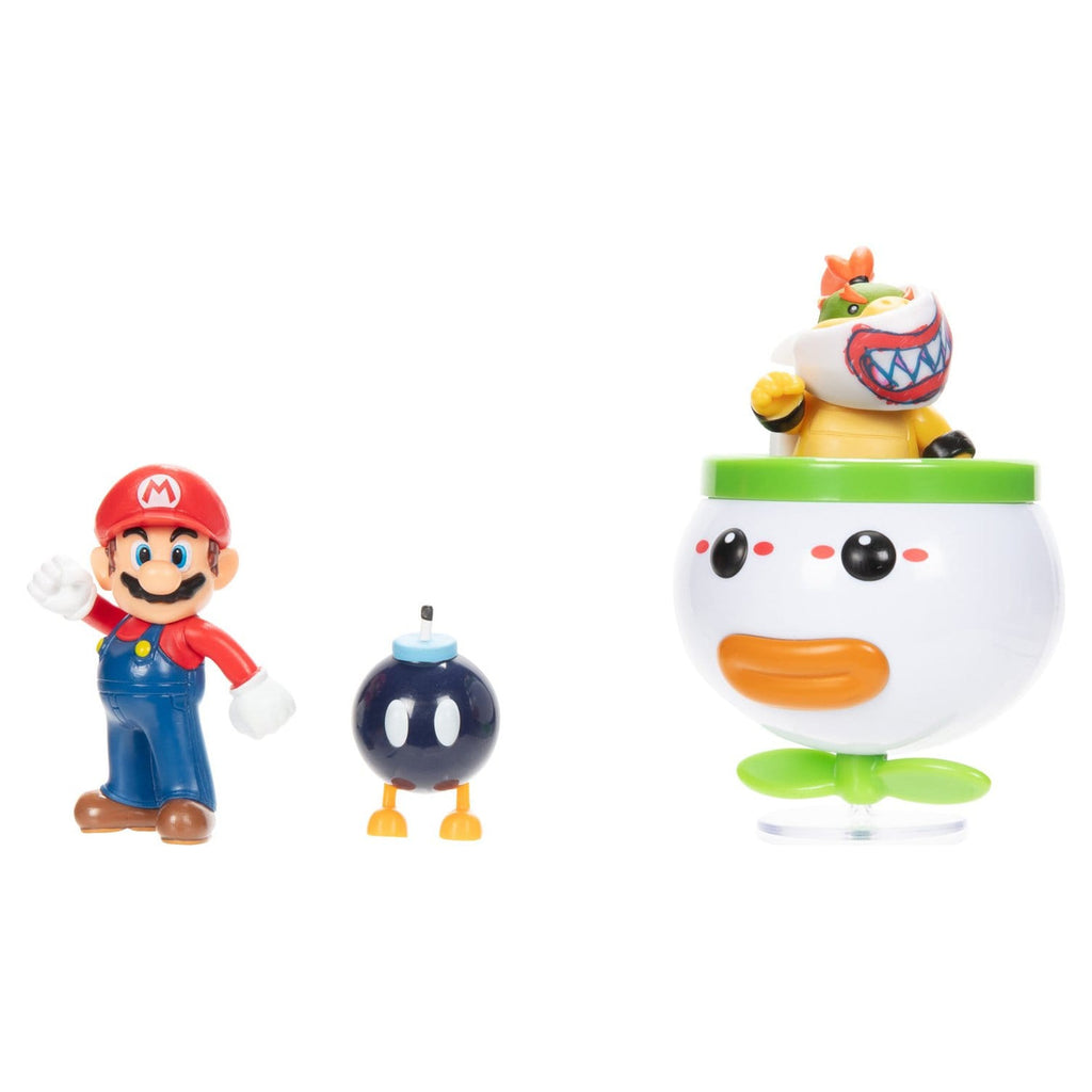Imagen del producto World of Nintendo Pack de 2 minifiguras Mario y Bowser Jr.