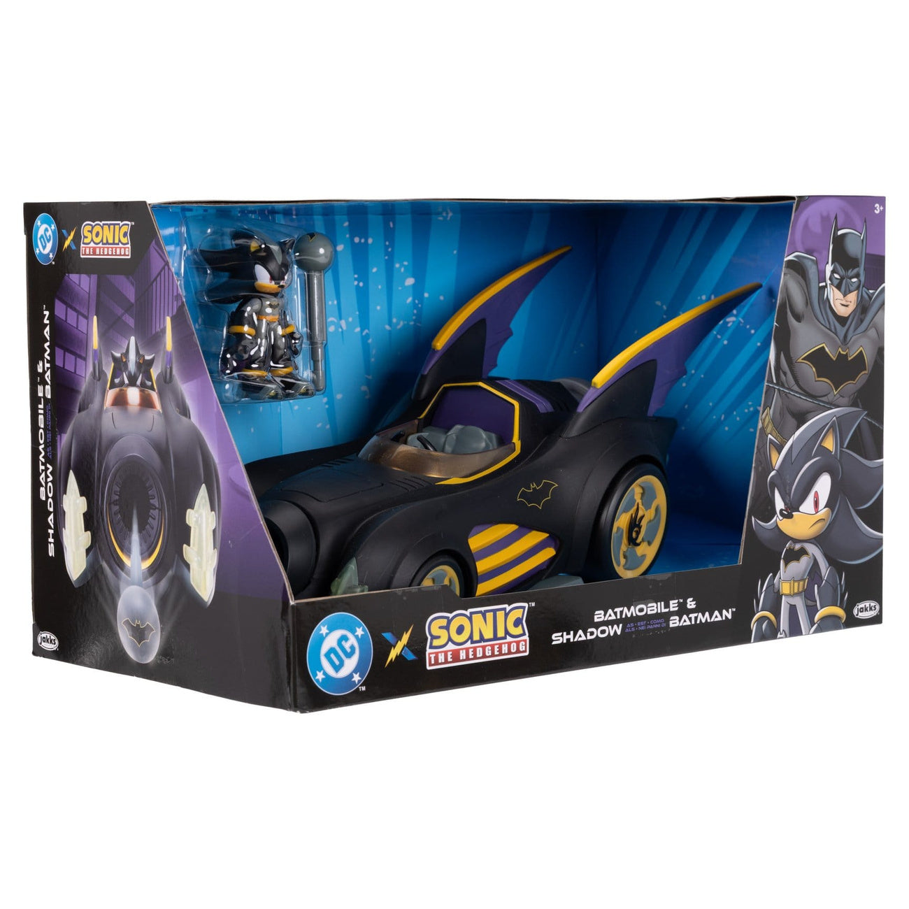 Imagen del producto DC x Sonic - The Hedgehog Figura de acción de Shadow con vehículo