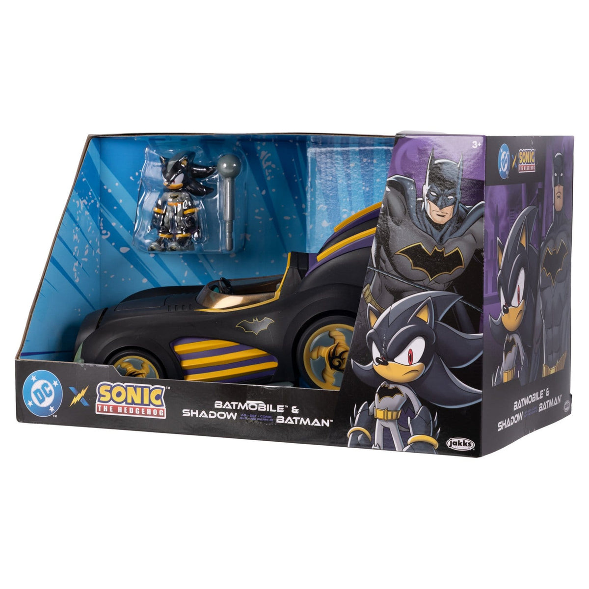 Imagen del producto DC x Sonic - The Hedgehog Figura de acción de Shadow con vehículo