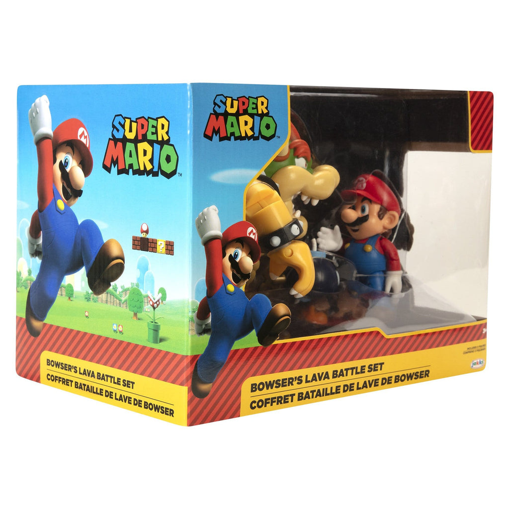 Product image World of Nintendo Action Figures 3-Pack Mario vs. Bowser