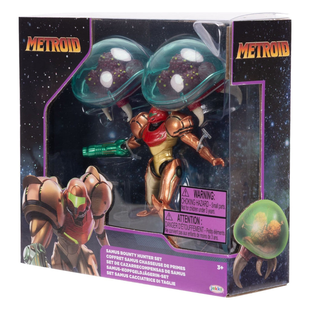 Imagen del producto World of Nintendo Metroid Pack de 3 minifiguras Samus Bounty