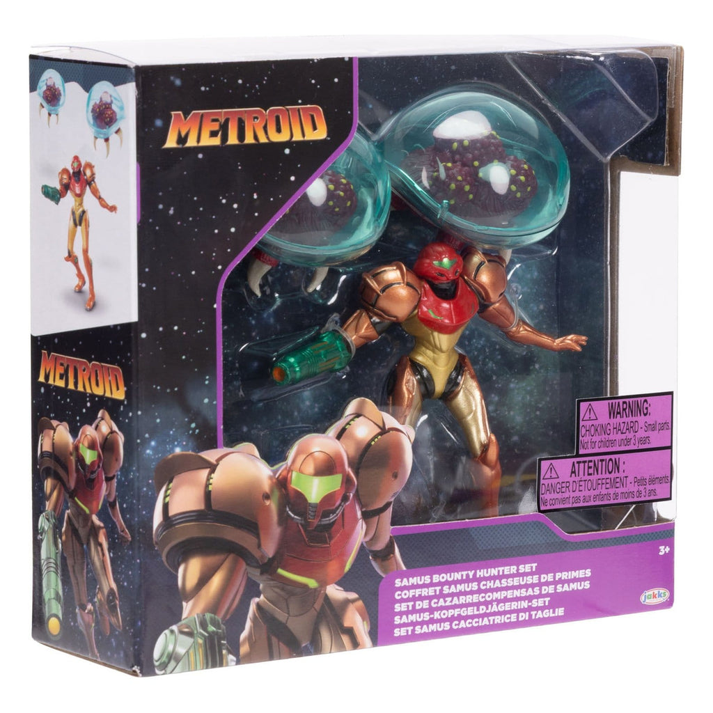 Imagen del producto World of Nintendo Metroid Pack de 3 minifiguras Samus Bounty