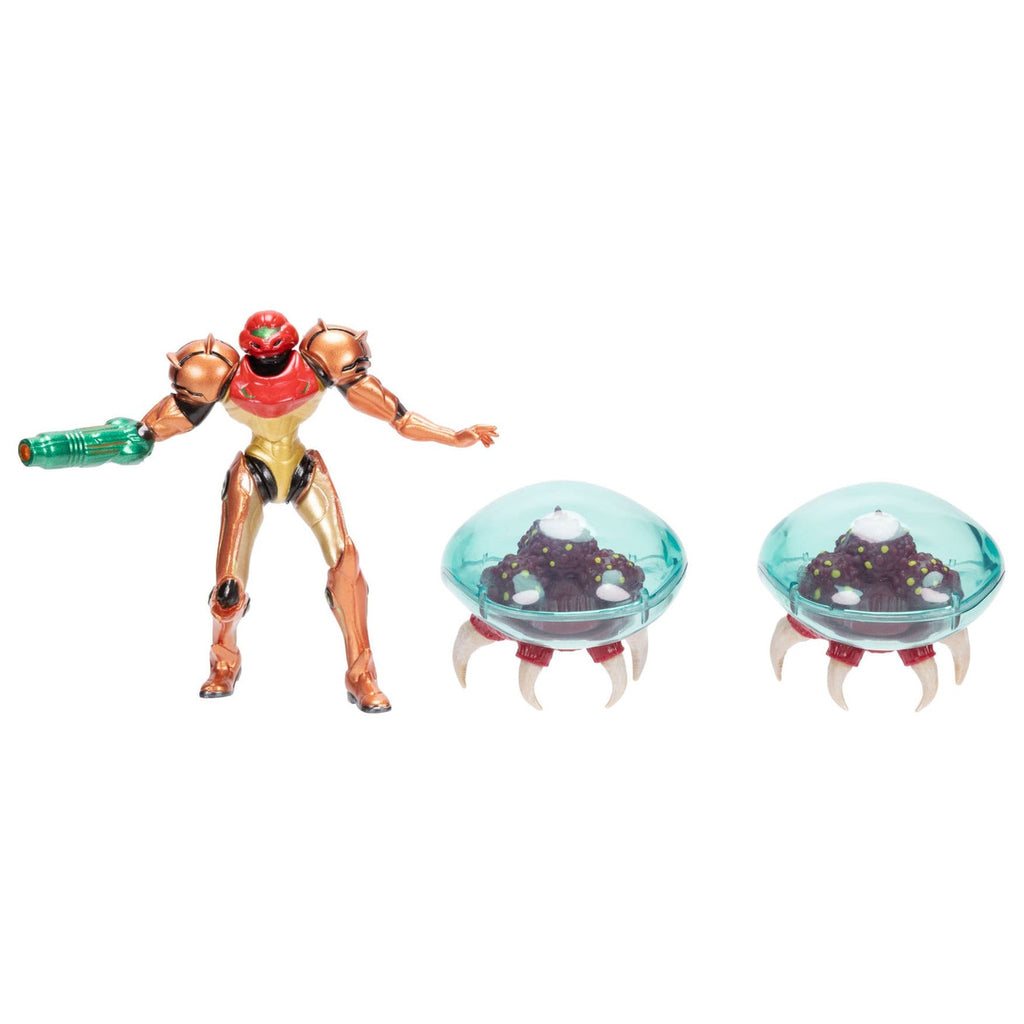 Imagen del producto World of Nintendo Metroid Pack de 3 minifiguras Samus Bounty