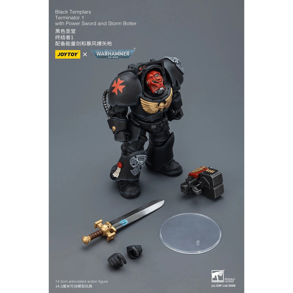 Imagen del producto Figura articulada Warhammer 40.000 Black Templars Terminator 1