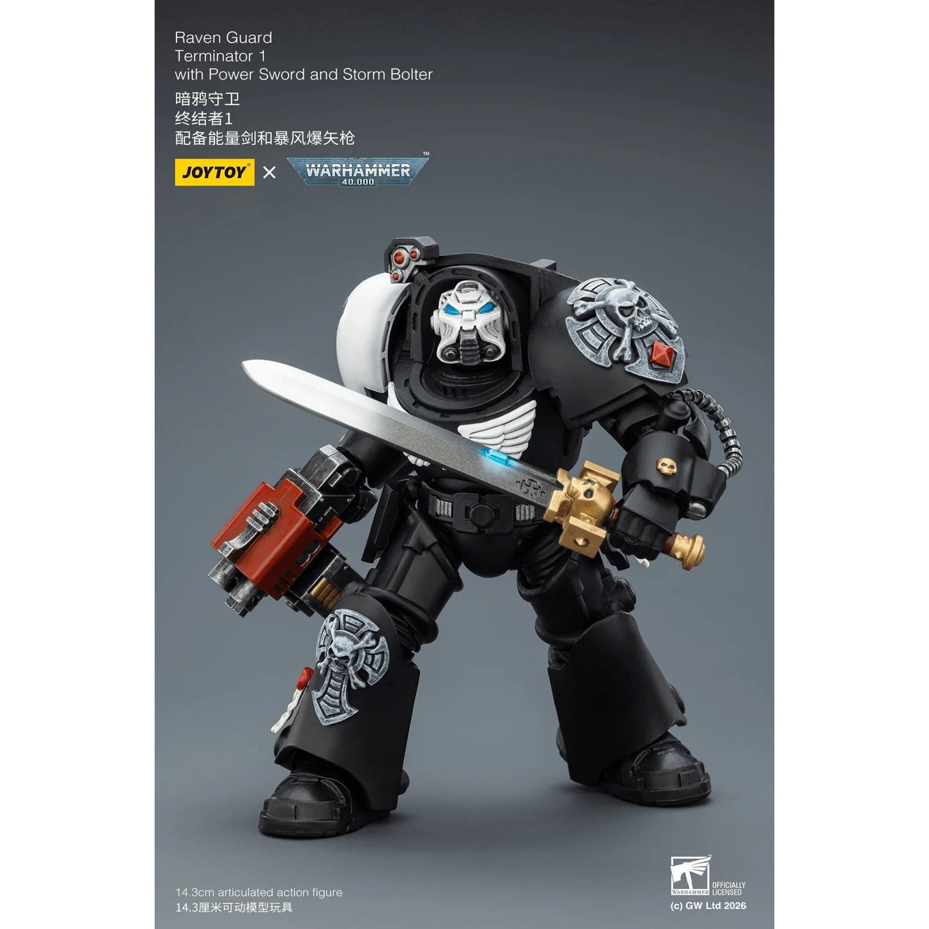 Imagen del producto Figura de acción Warhammer 40.000 Raven Guard Terminator 1 con