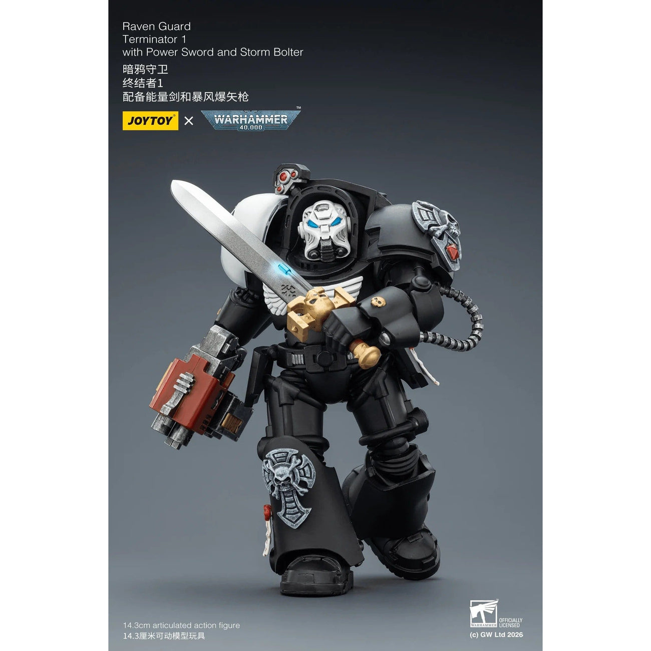 Imagen del producto Figura de acción Warhammer 40.000 Raven Guard Terminator 1 con