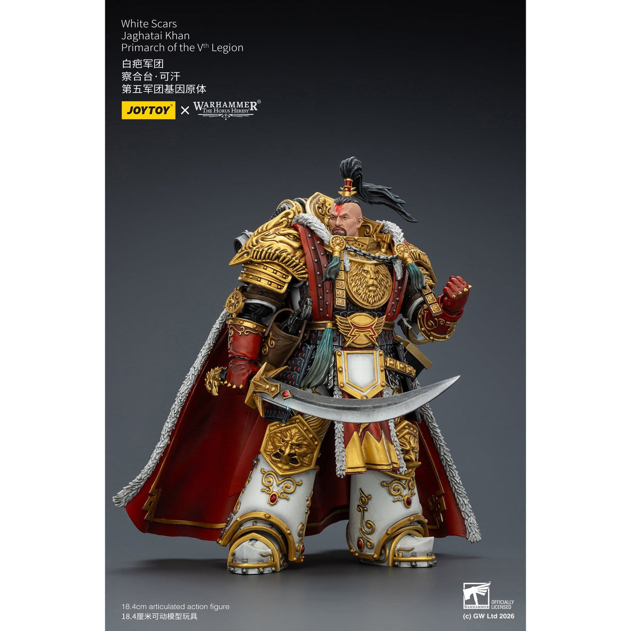 Imagen del producto Figura de acción Warhammer The Horus Heresy White Scars Jaghatai
