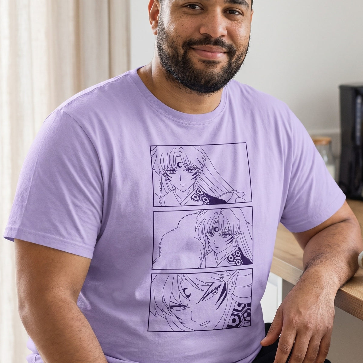 Imagen del producto Camiseta Sesshomaru para fans de InuYasha
