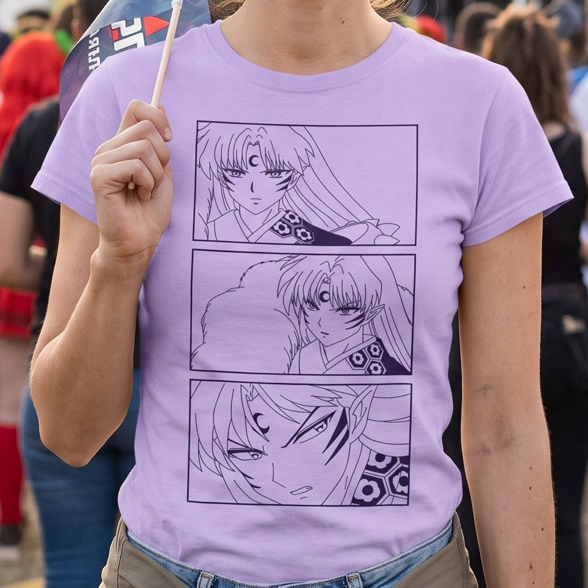 Imagen del producto Camiseta Sesshomaru para fans de InuYasha
