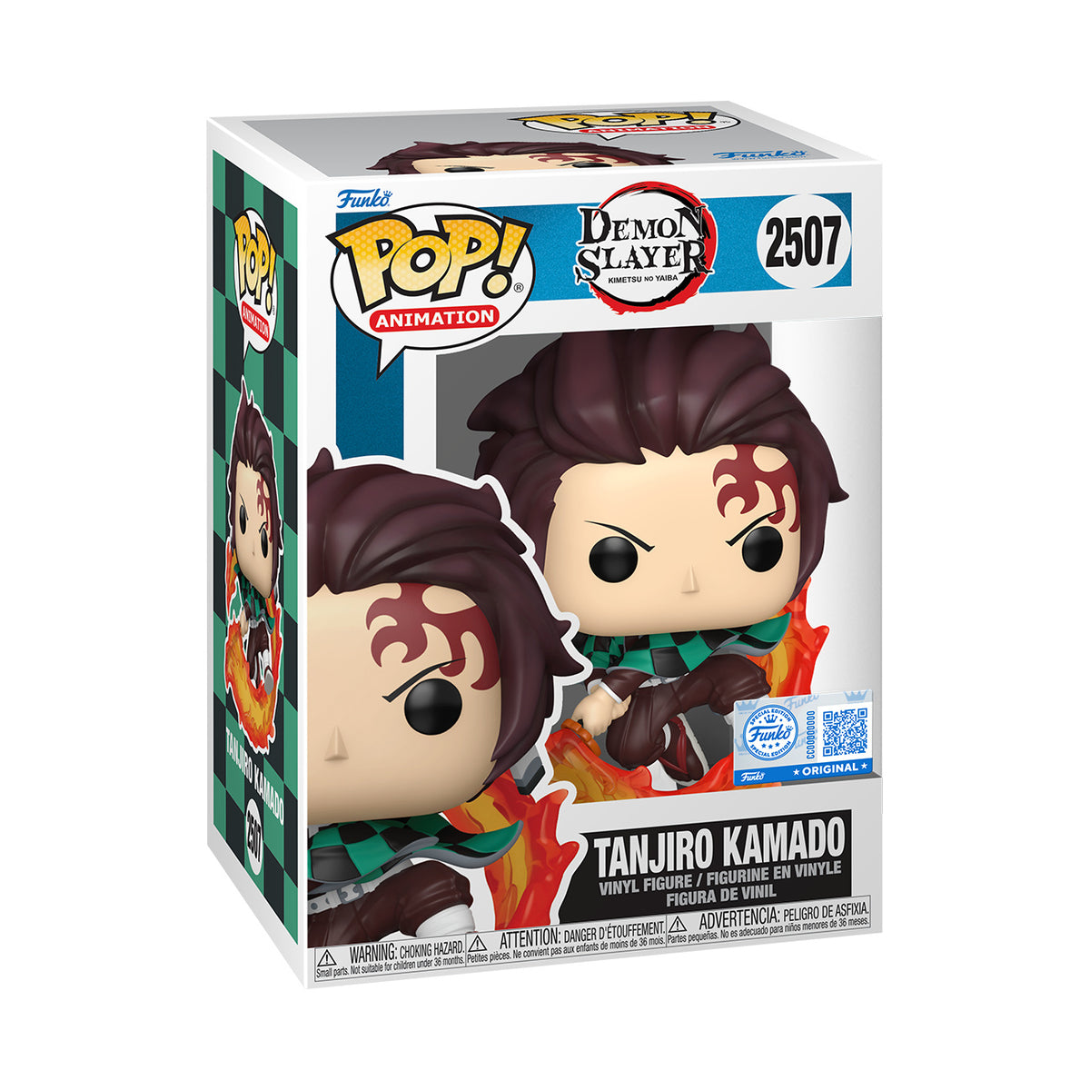 Imagen del producto Demon Slayer - Figura Funko Pop de Tanjiro Kamado con espada de llamas