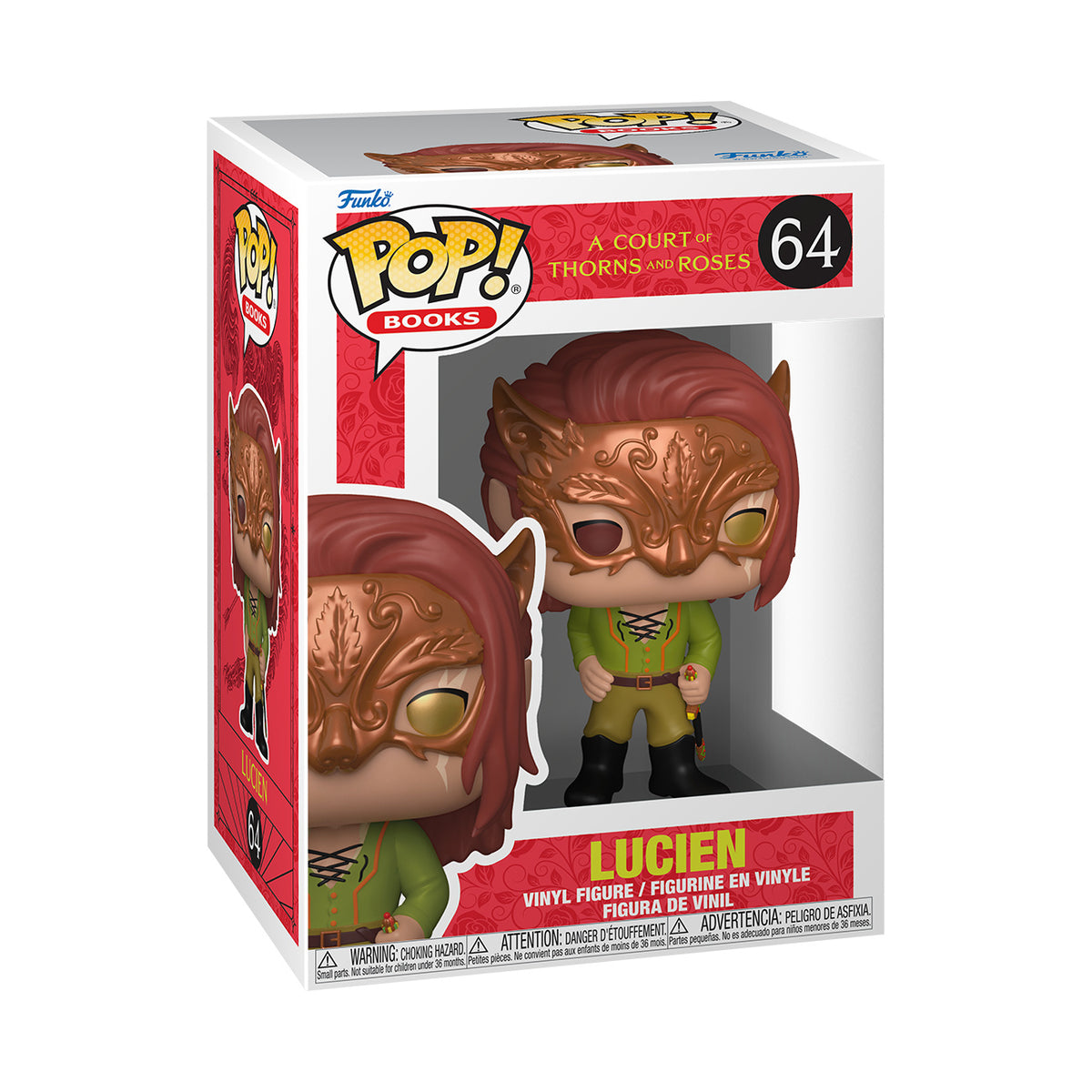 Imagen del producto Una corte de rosas y espinas - Figura Funko Pop de Lucien Vanserra (Metallic)