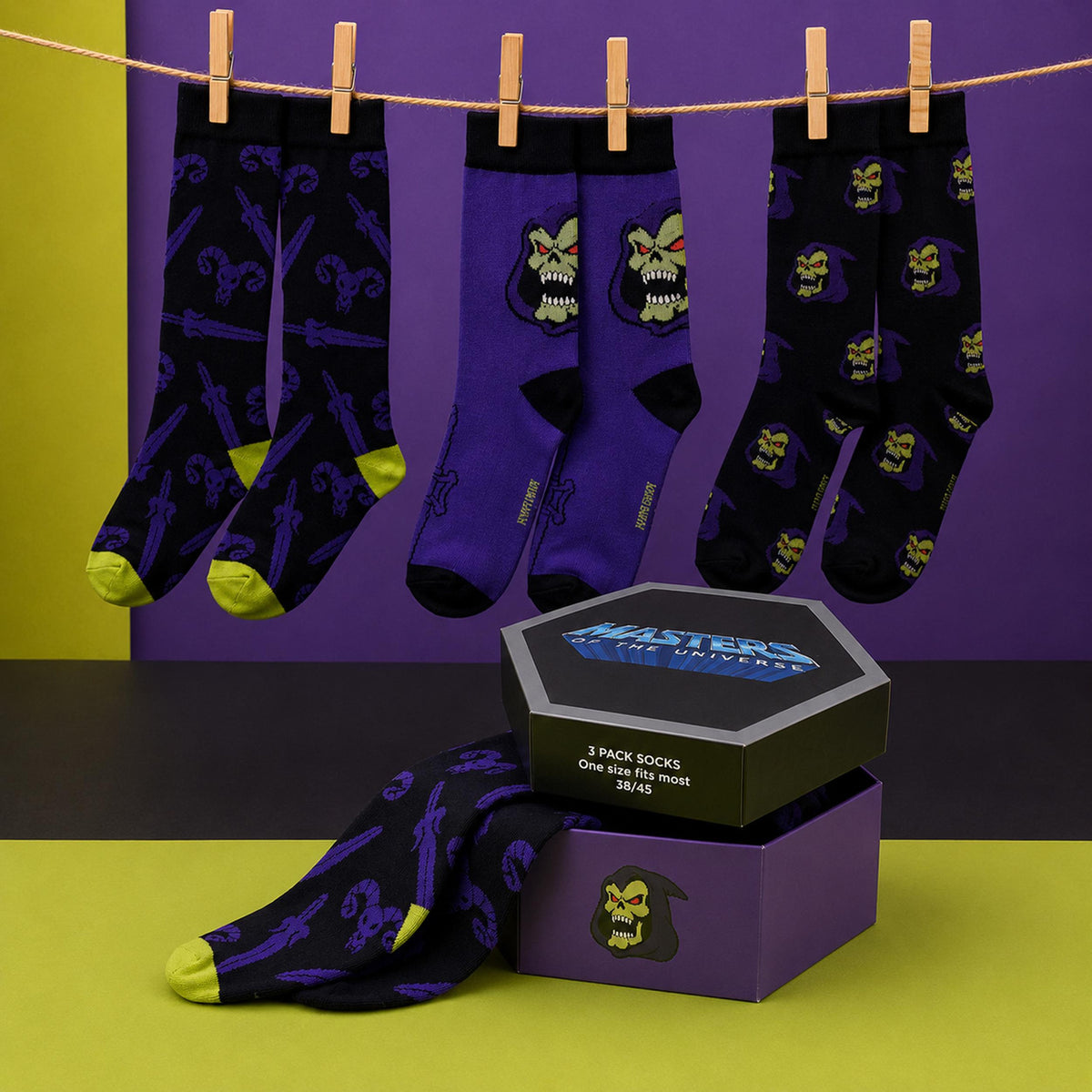 Imagen del producto Masters of the Universe - Set de 3 pares de calcetines