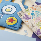 Imagen del producto Bolsa de yute con logo de Pixar