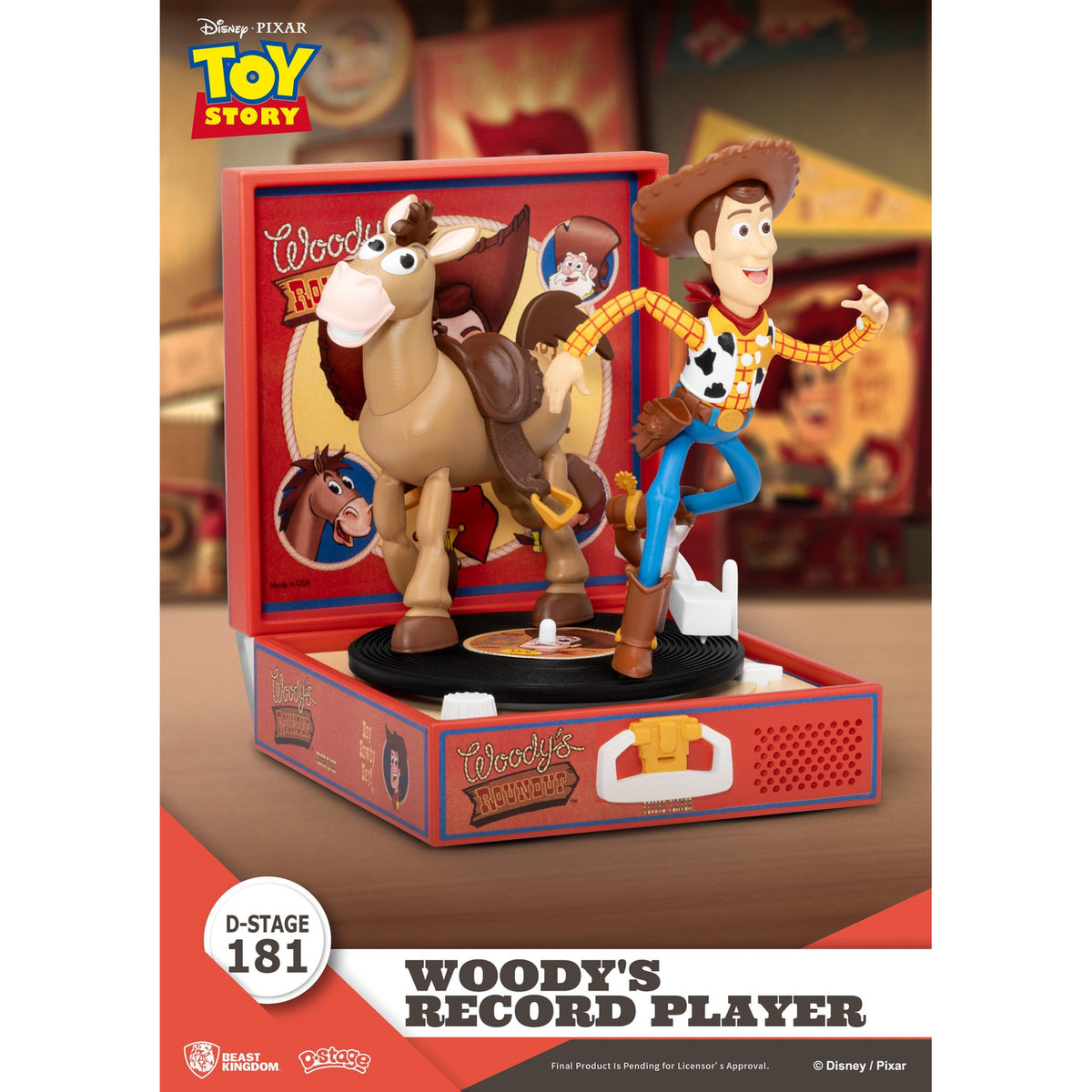 Imagen del producto Figura de PVC Toy Story Record Player Series Woody's Record